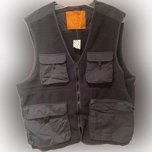 Urban Outfitters Black Fleece Utility Vest